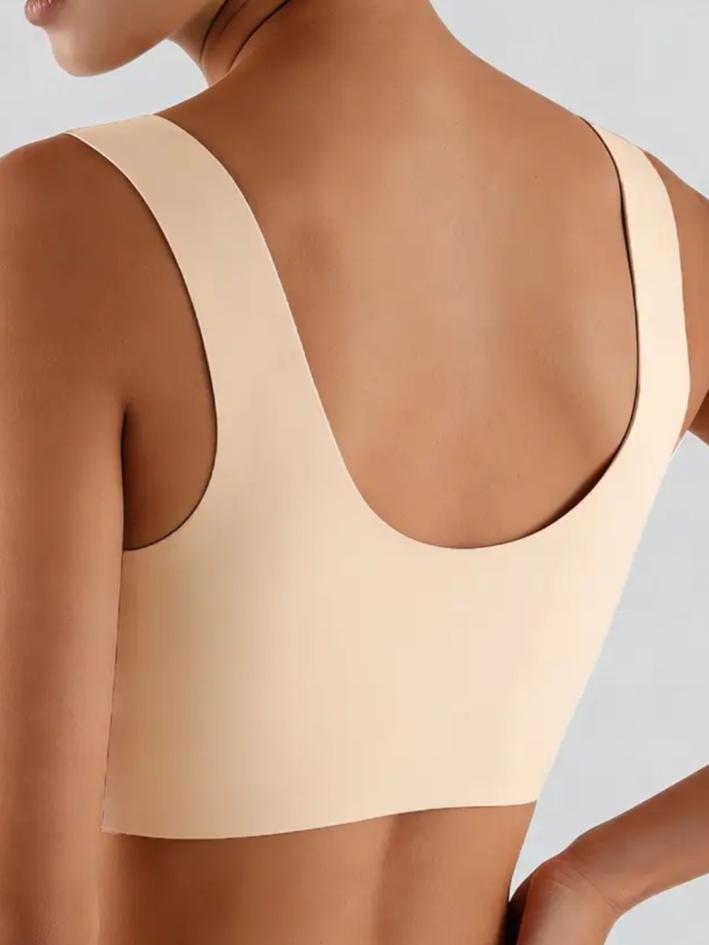 Seamless Nude Wireless Padded Sports Bra NEW 🏷️ - Picture 3 of 6